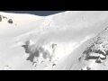Bormio - Lavina stržená snowboardistou