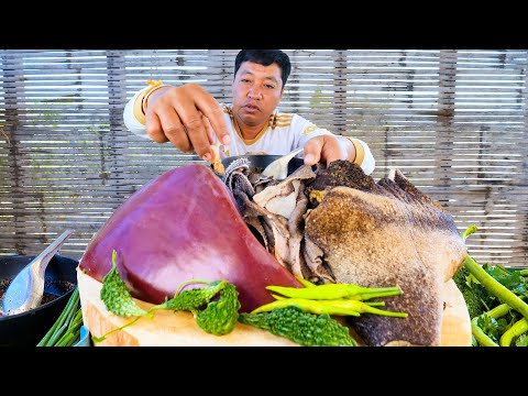 จุ๊สามสิบกลีบพันตับพร้อมคันแท