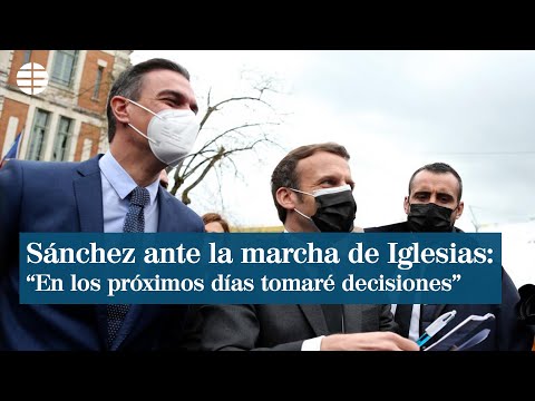 Sánchez desea suerte a Iglesias pero no tanta como al candidato del PSOE, Ángel Gabilondo