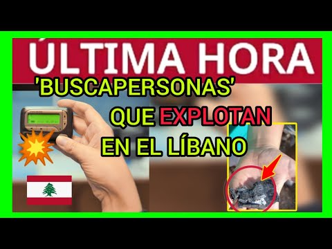 #ÚLTIMAHORA - EXPLOSIONES DE 'BUSCAS' EN EL LÍBANO - 1.200 HERIDOS