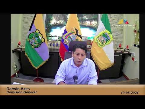 Darwin Azes - Sesión 934 - #Amazonía - Comisión General