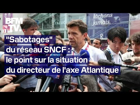 Sabotages du réseau SNCF: le directeur de l'axe TGV Atlantique fait le point sur la situation