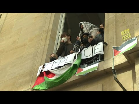 La mobilisation pro-palestinienne à Sciences Po Paris se poursuit | AFP Images
