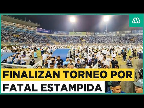 Federación de El Salvador finaliza torneo por mortal estampida durante partido