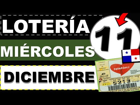 Resultados Sorteo Loteria Miercoles 11 Diciembre 2024 Nacional Panama Miercolito Que Jugo Hoy