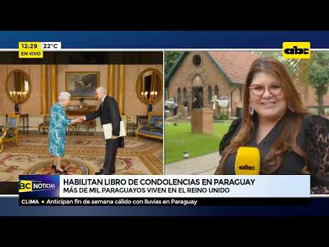 Habilitan libro de condolencias en Paraguay