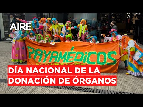 Payamédicos realizan una actividad en el marco del Día Nacional de la Donación de Órganos