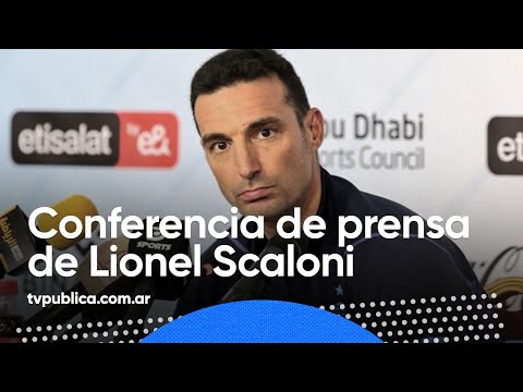 Conferencia de prensa de Lionel Scaloni - Mañanas Públicas