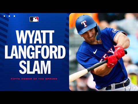 Wyatt Langfords 5th Spring Training homer is GRAND!