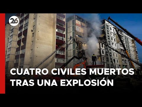 UCRANIA | Cuatro civiles muertos tras una explosión en la ciudad de Dnipro