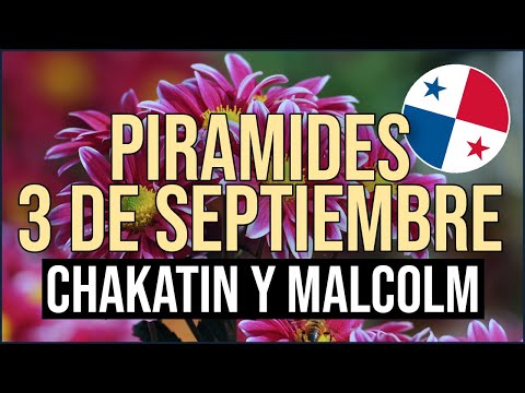 Pirámide Lotería de Panamá Domingo 3 de Septiembre 2023  - Pirámide de Chakatin y Malcolm Ramos