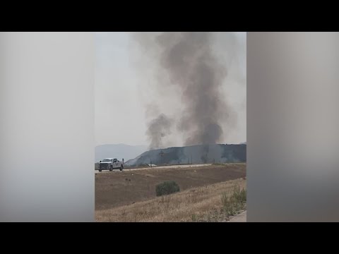 I-70 closed in Garfield County due to fire