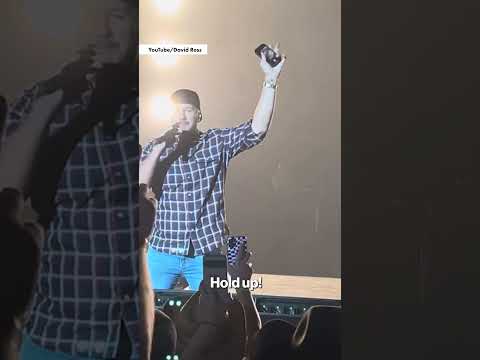 Luke Bryan falls on stage after slipping on fan’s cellphone: ‘My lawyer will be calling’ #shorts