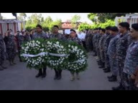 Funeral of firefighter killed in Beirut blast