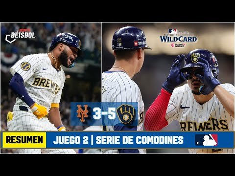 BREWERS se mantiene con vida en Serie de Comodines tras ganar a METS | MLB | ESPN Béisbol | Resumen