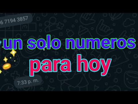 un solo numeros fuertes para hoy lunes