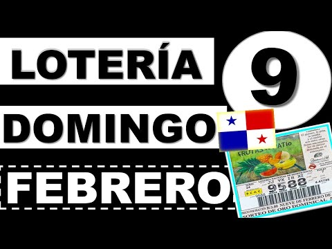 Resultados Loteria Domingo 9 de Febrero 2025 Loteria Nacional de Panama Sorteo Dominical Jugo Hoy