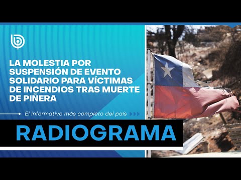 La molestia por suspensión de evento solidario para víctimas de incendios tras muerte de Piñera