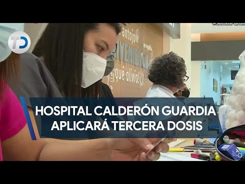 Hospital Calderón Guardia aplicará tercera dosis