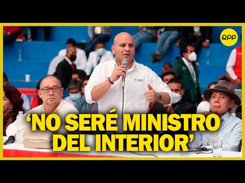 Alejandro Salas sobre asumir el MININTER: Fue un trascendido, no seré ministro