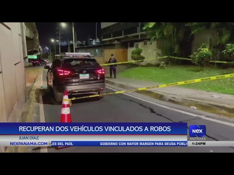 Recuperan dos vehículos vinculados a robos en Don Bosco y Juan Díaz
