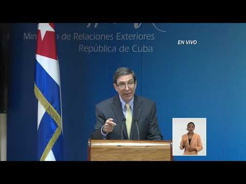 EN VIVO || Conferencia de Prensa del Canciller de Cuba, Bruno Rodríguez Parrilla
