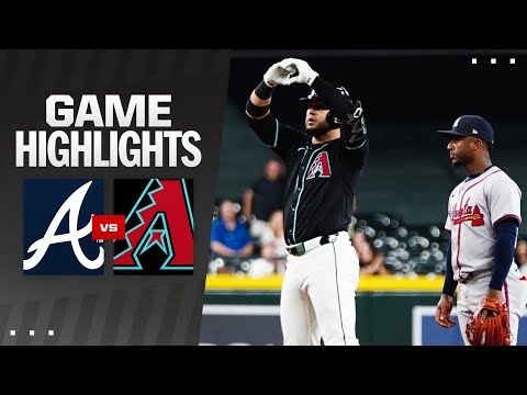 Braves vs. D-backs Game Highlights (7/10/24) | MLB Highlights