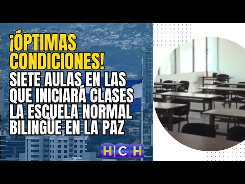 En óptimas condiciones, siete aulas en las que iniciará clases la Escuela Normal Bilingüe en La Paz