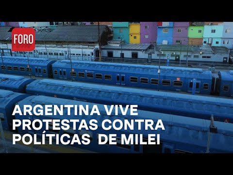 Argentina vive segunda huelga general contra políticas de Milei - Las Noticias