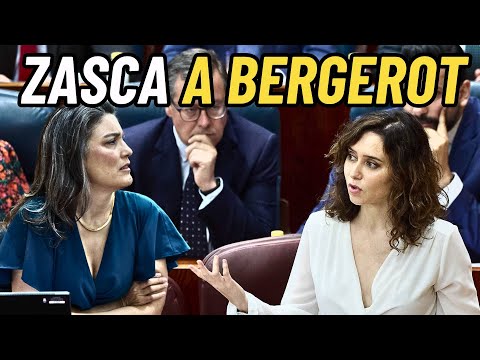 Isabel Díaz AYUSO (PP) sacude tal zasca a la gritona Bergerot (MAS MADRID) que la deja muda y sorda