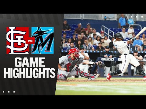 Cardinals vs. Marlins Game Highlights (8/19/25) | MLB Highlights