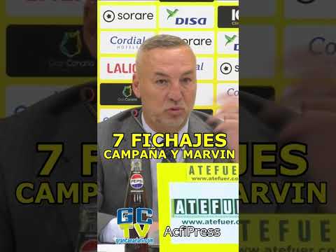 Campaña y Marvin Park entre los 7 fichajes de UD LAS PALMAS Miguel Ángel Ramírez