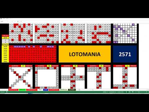 LOTOMANIA ACUMULADA 11.6 MILHOES CONCURSO 2571