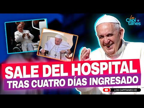El Papa sale del hospital tras cuatro días ingresado con bronquitis: «Todavía sigo vivo»
