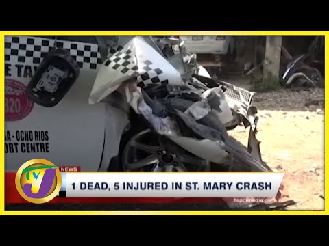 1 Dead, 5 Injured in St. Mary Crash | TVJ News - July 23 2021