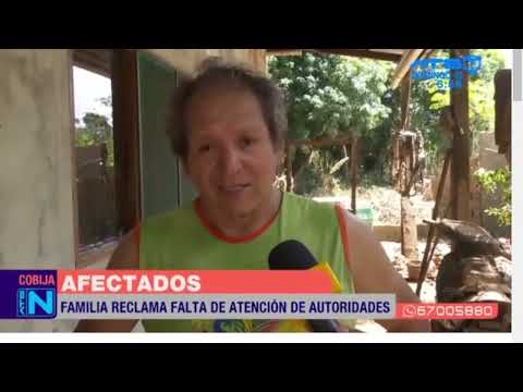 Familias en Cobija reclaman la falta de atención de las autoridades