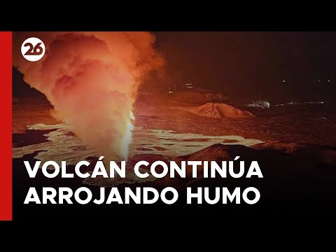 ISLANDIA | El volcán continúa arrojando humo y cenizas desde hace cuatro meses