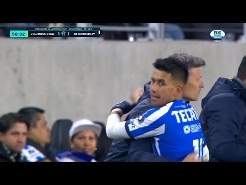 ¡Maxi Meza empató el partido! | Columbus Crew vs Monterrey | Concacaf Champions Cup