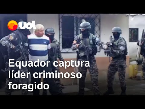 Equador captura líder criminoso foragido que ameaçou procuradora-geral