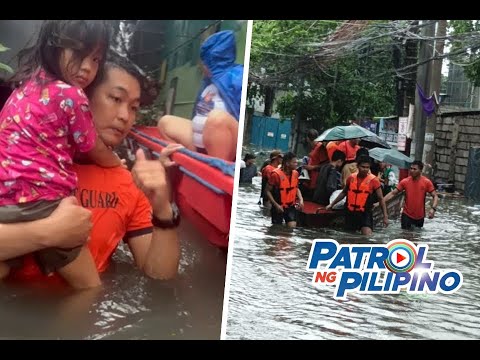 Mga residente sa San Juan, kinailangang ilikas sa lampas-taong baha | Patrol Ng Pilipino