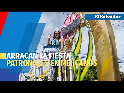 Comienza la fiesta en Mejicanos con el desfile de correos