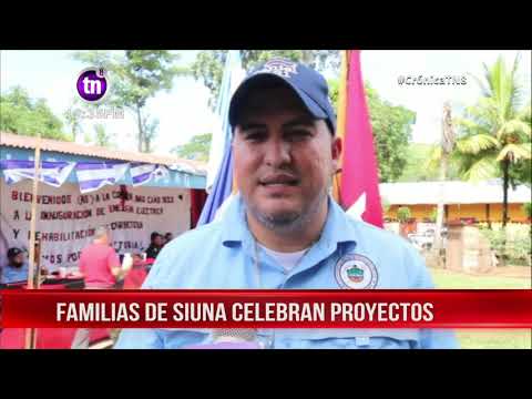 Gobierno Sandinista inaugura proyectos en comunidad de Siuna - Nicaragua