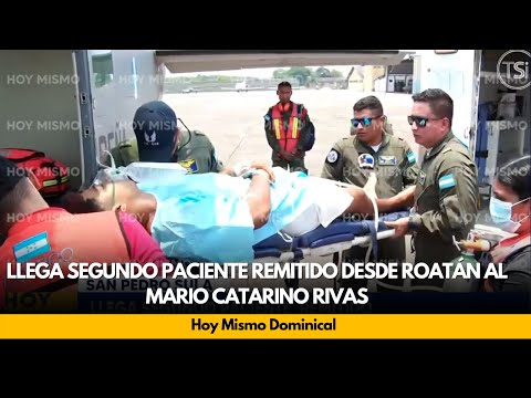 Llega segundo paciente remitido desde Roatán al Mario Catarino Rivas