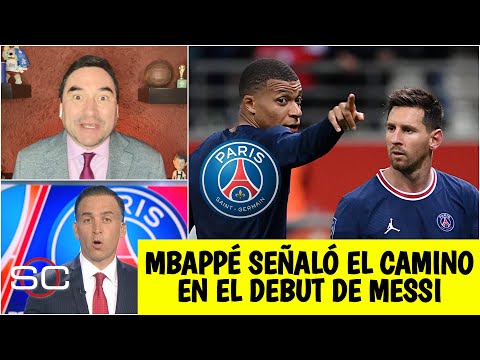 ANÁLISIS Mbappé OPACÓ el debut de Messi con el PSG. Doblete del francés en la Ligue 1 | SportsCenter