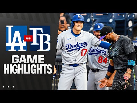 Dodgers vs. Rays Game Highlights (8/1/25) | MLB Highlights