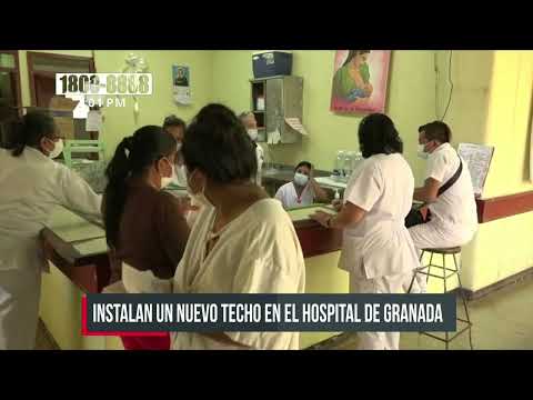 Granada inaugura nuevo techo en áreas del Hospital Amistad Japón Nicaragua