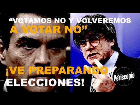 ¡TREMENDO MENSAJE DE PUIGDEMONT A SA?NCHEZ: VE PREPARANDO ELECCIONES!