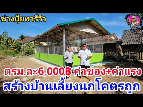 สร้างบ้านไว้เลี้ยงนกโคตรถูกตร