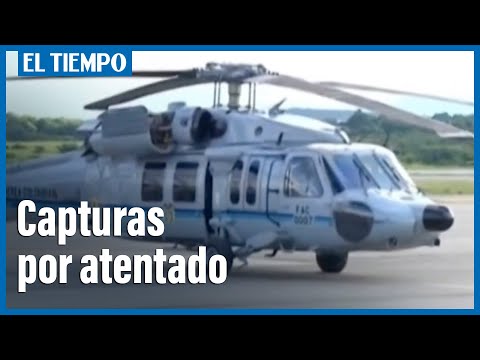 Seis personas capturadas por el ataque contra el helico?ptero presidencial