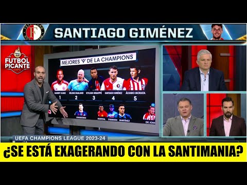 En Picante ponen a Santiago Giménez AL NIVEL de Haaland, Mbappé, Kane y Lautaro  | Futbol Picante